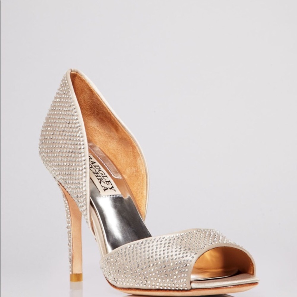 Badgley Mischka - Mitzi peep-toe 3 3/4 inches
